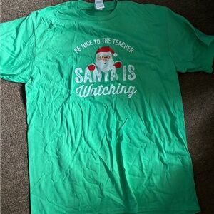 Green Santa Graphic T-Shirt